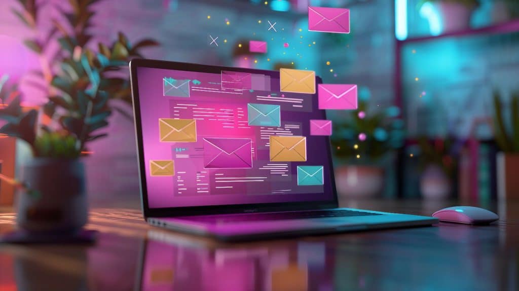 Jeremy Zaleski Designs team creating custom email newsletter template for local Pennsylvania client email marketing