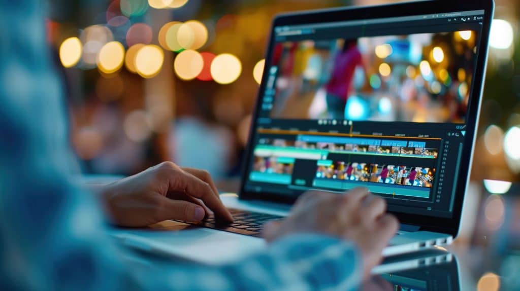 Editor making content for social media management and content marketing by Jeremy Zaleski Designs in Bucks County PA